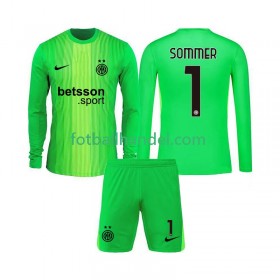 Barn Fotballdrakter Keeper Inter Milan Yann Sommer 1 Tredje 2025-26 Langermet